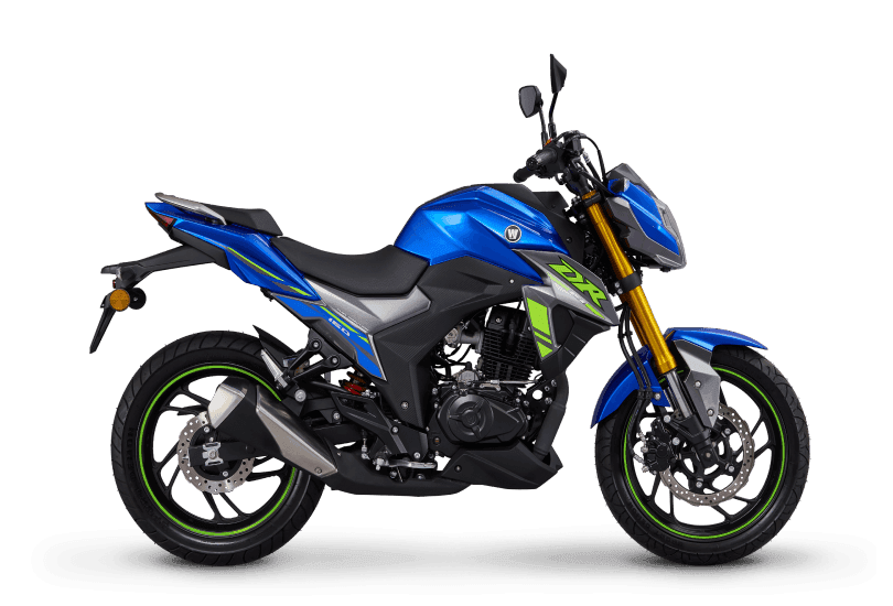 moto cor DR 160 (AZUL)